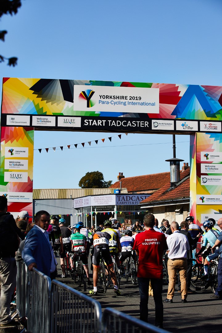 yorkshire para cycling banner